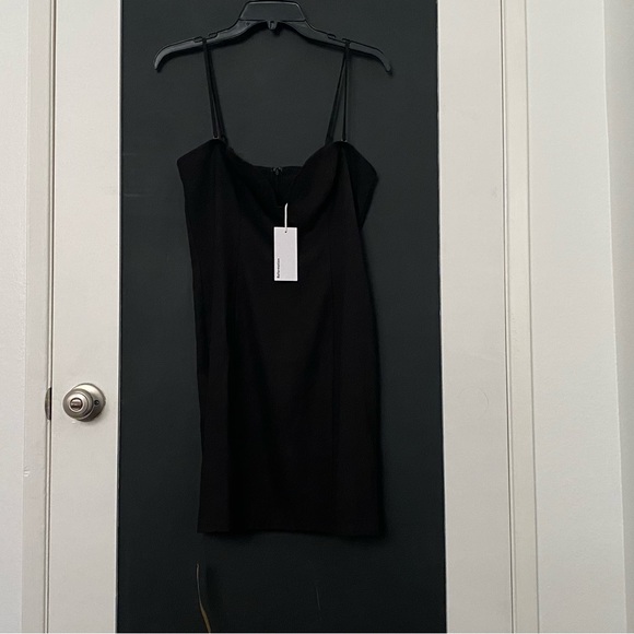 NWT Reformation Joline Dress Black (Size 8) - Picture 6 of 10